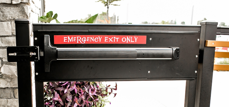 emergency push bar installation in Ladera Ranch
