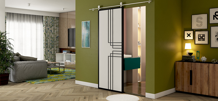 sliding bathroom door installation in Ladera Ranch